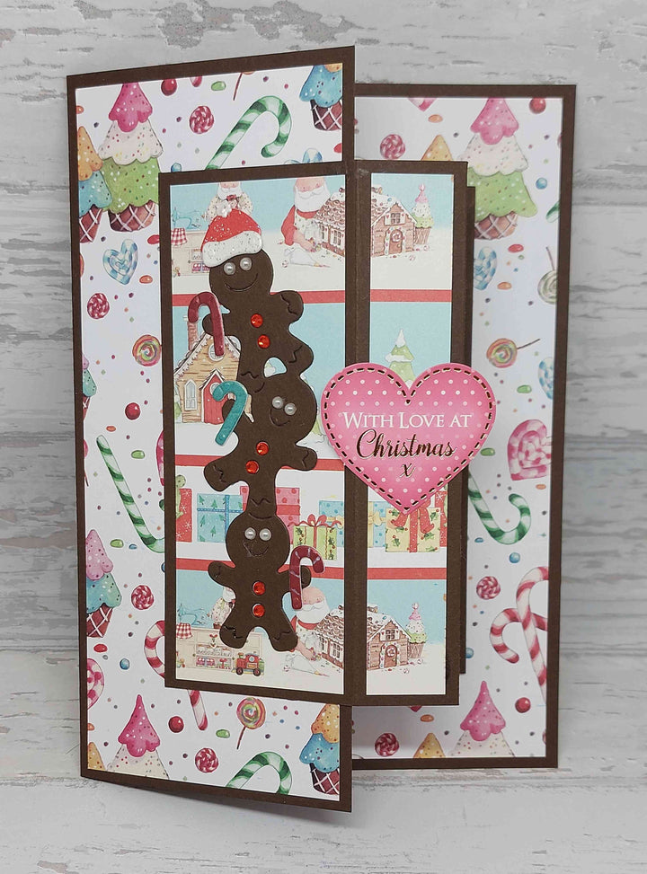 Kokorosa Metal Cutting Dies with 3 Cute Gingerbread Man