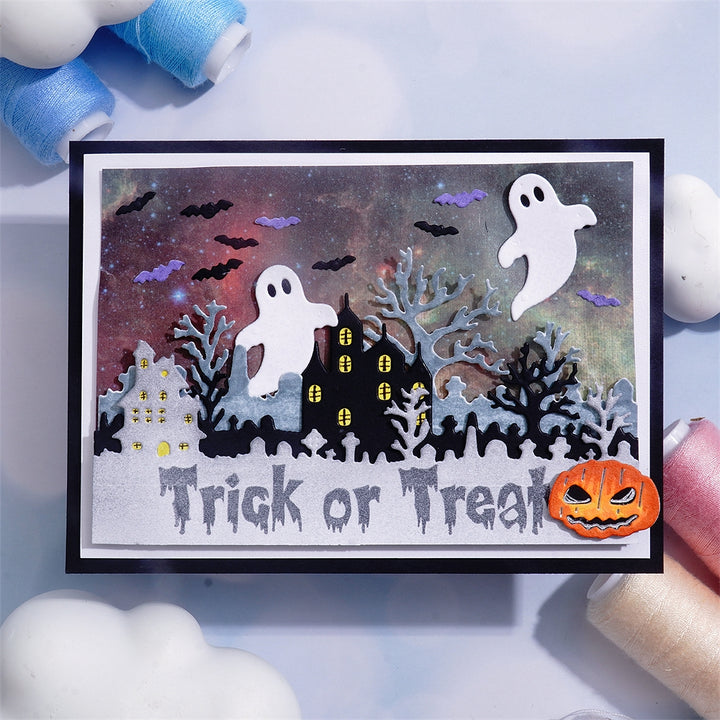 Kokorosa Metal Cutting Dies with Halloween House