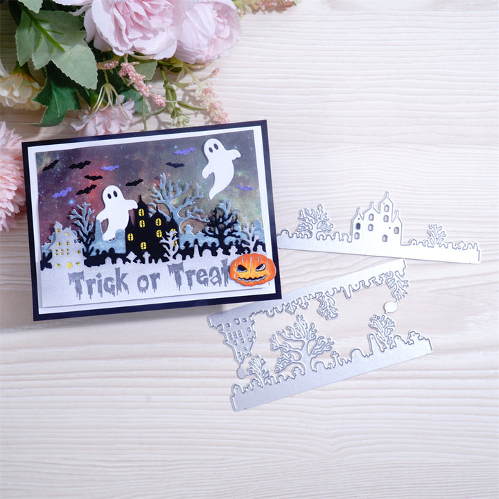 Kokorosa Metal Cutting Dies with Halloween House