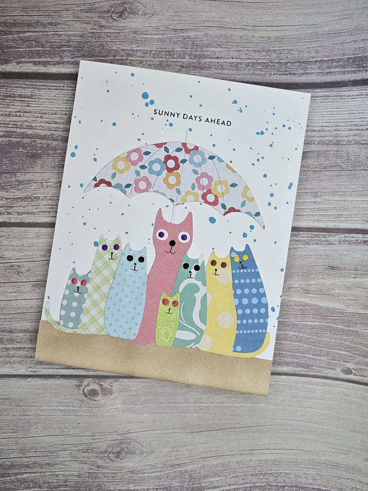 Kokorosa Metal Cutting Dies with Cats Under Umbrella
