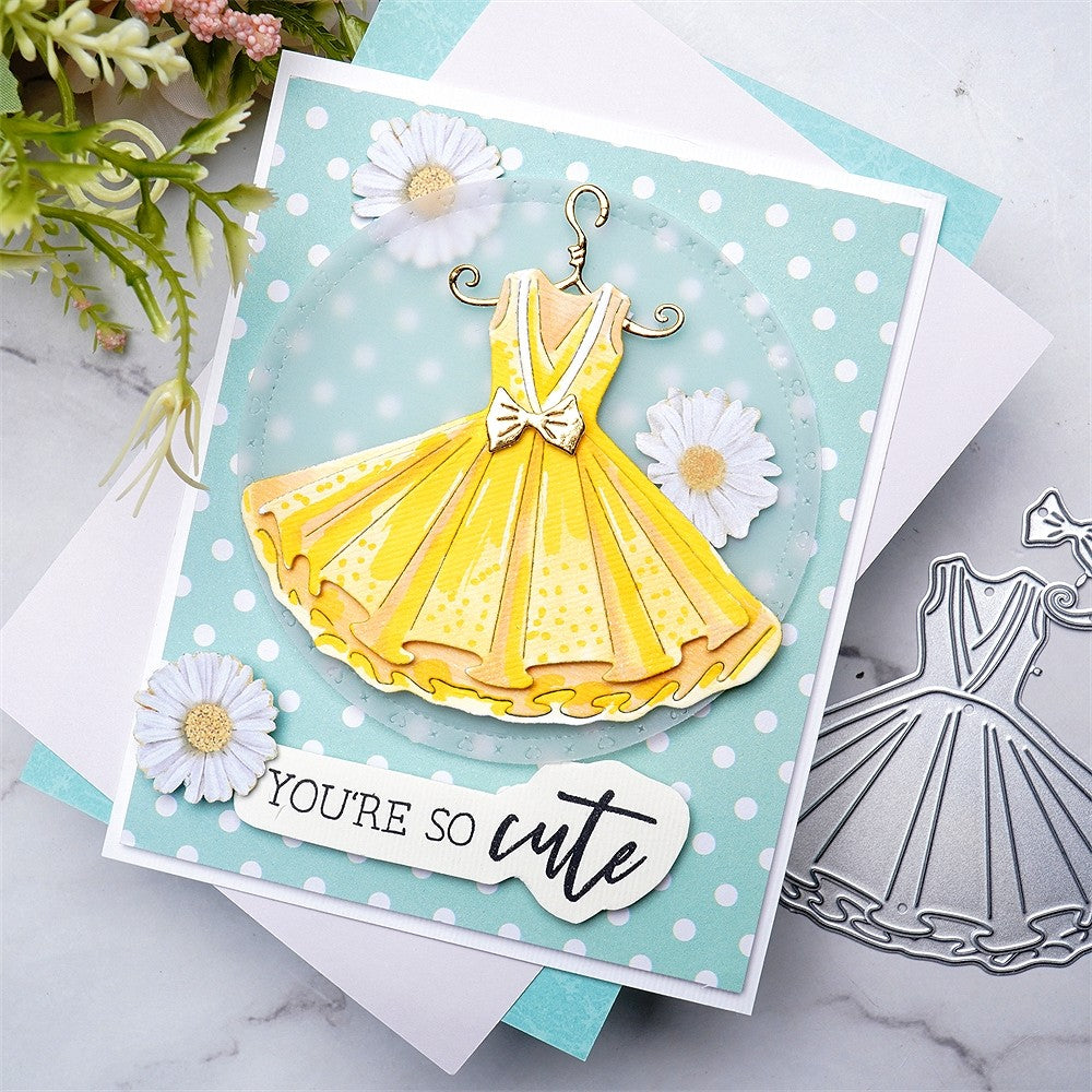 dress cutting die Die Cut Dresses - Card Making Cut Files