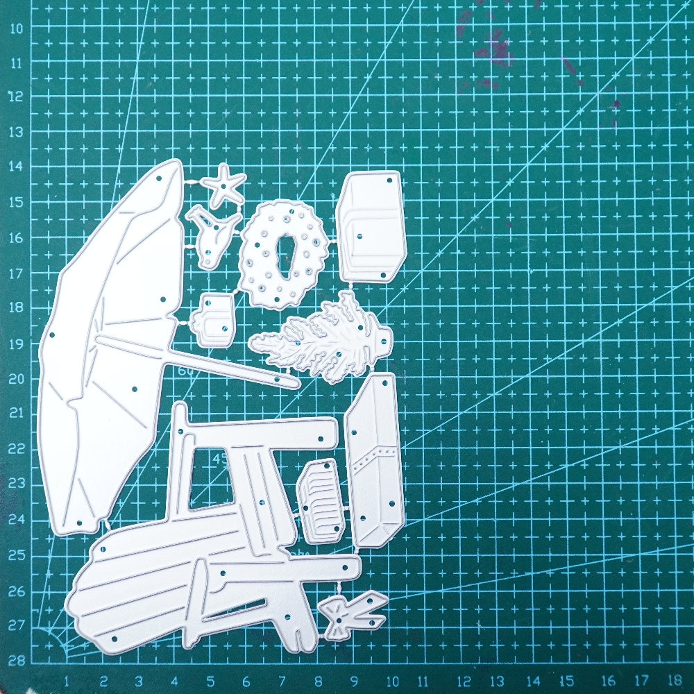 Kokorosa Metal Cutting Dies with Christmas Gift and Relaxing