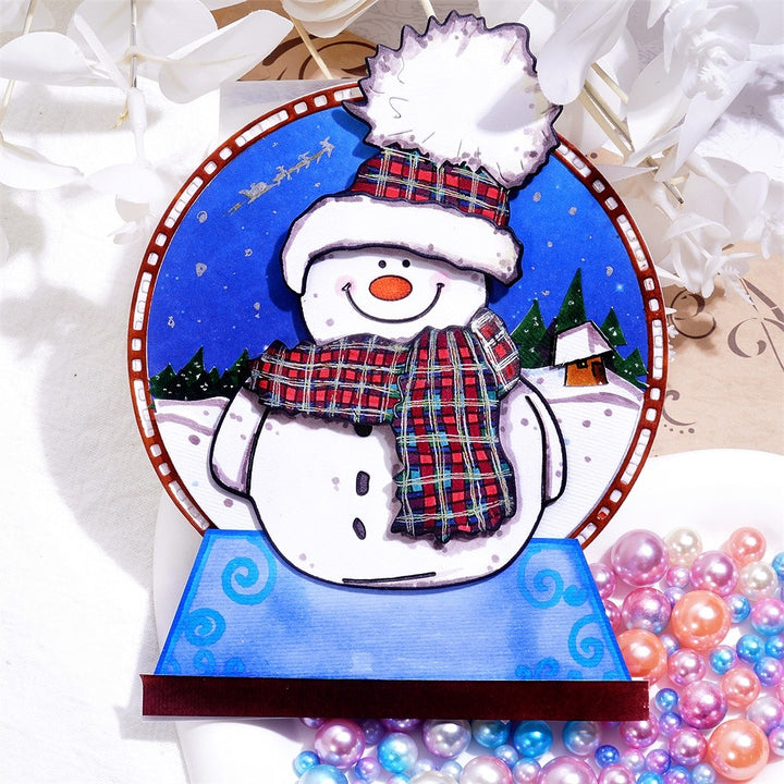 Kokorosa Metal Cutting Dies with Cute Snowman