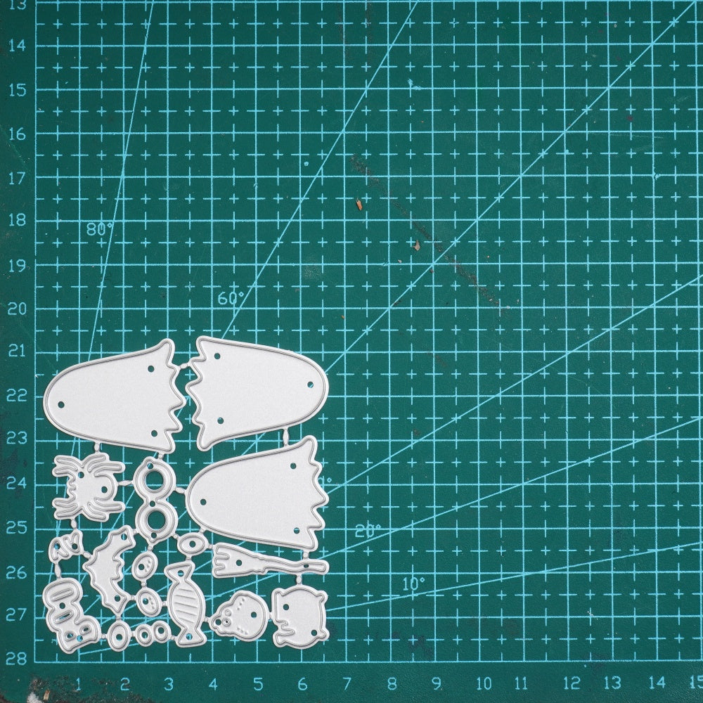 Kokorosa Metal Cutting Dies with Ghosts and Halloween Decoration