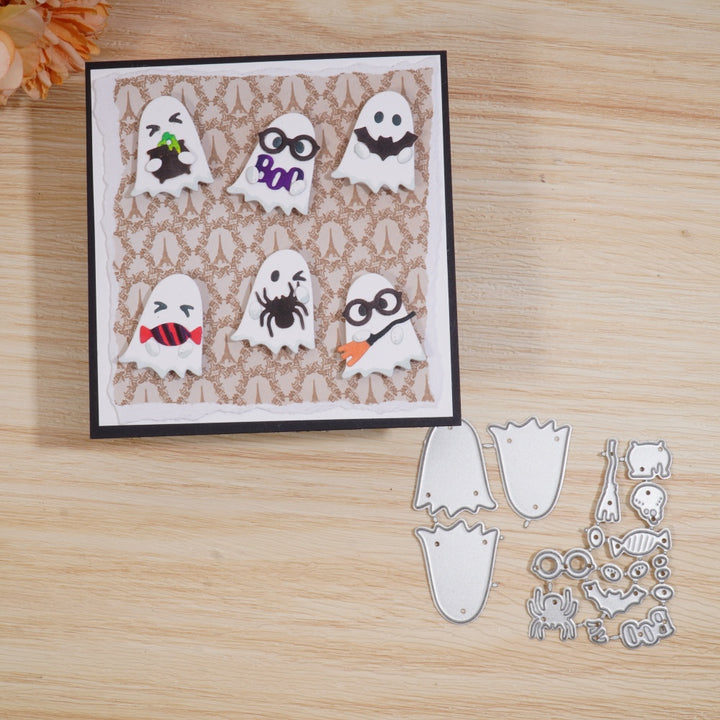 Kokorosa Metal Cutting Dies with Ghosts and Halloween Decoration