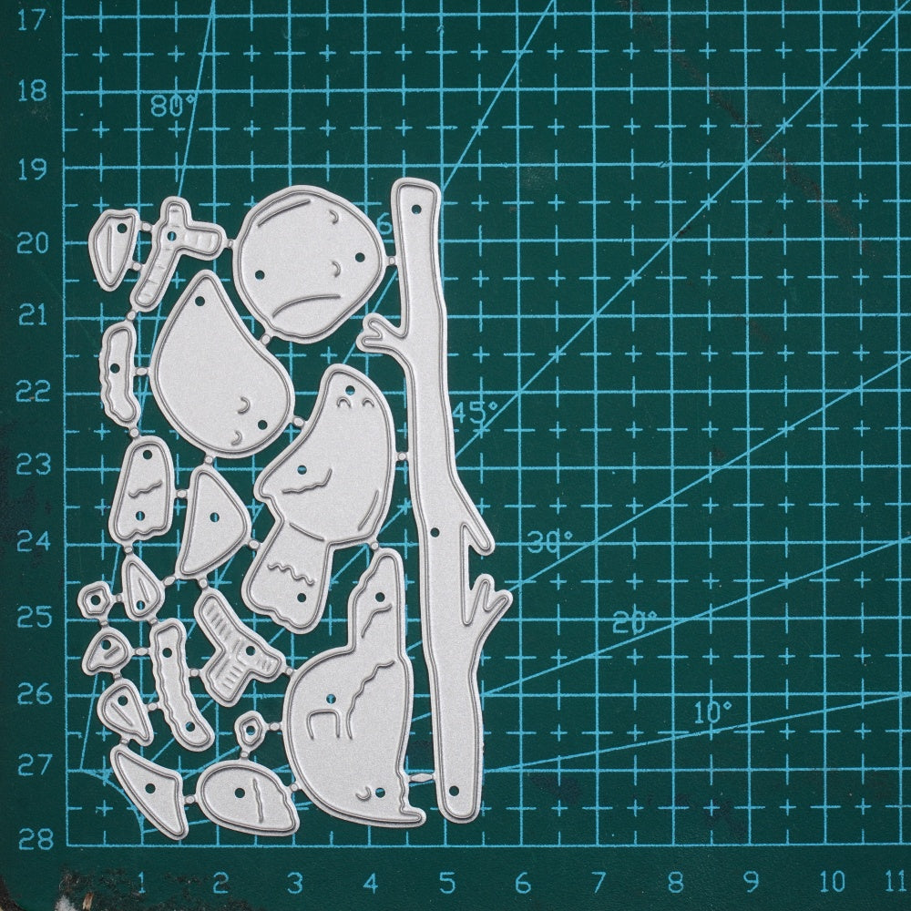 Kokorosa Metal Cutting Dies with Four Winter Birds
