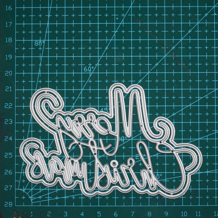 Kokorosa Metal Cutting Dies with Merry Christmas Word