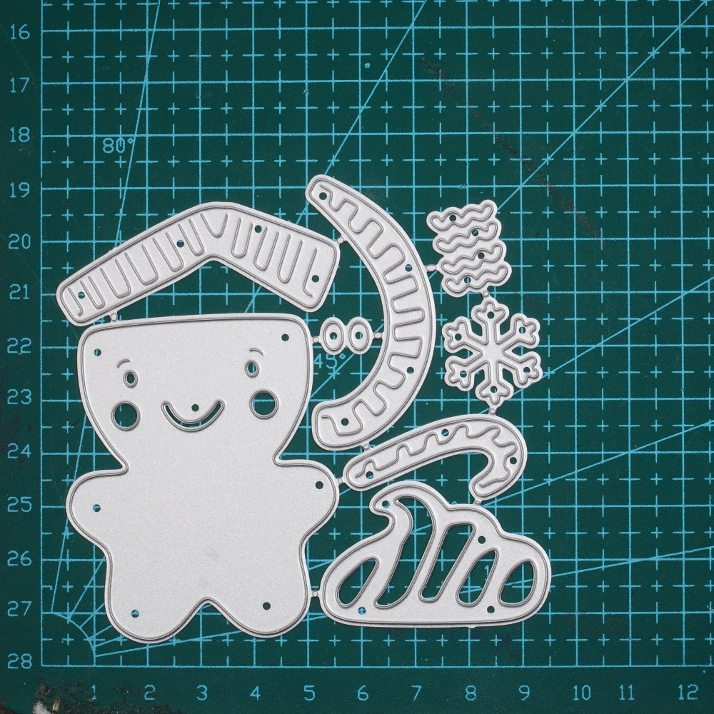 Kokorosa Metal Cutting Dies with Ice Cream Gingerbread Man