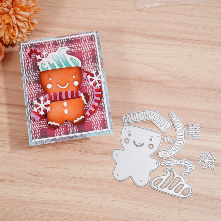 Kokorosa Metal Cutting Dies with Ice Cream Gingerbread Man