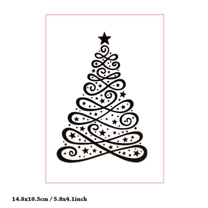 Kokorosa Wavy Line Christmas Tree Emboss Folder