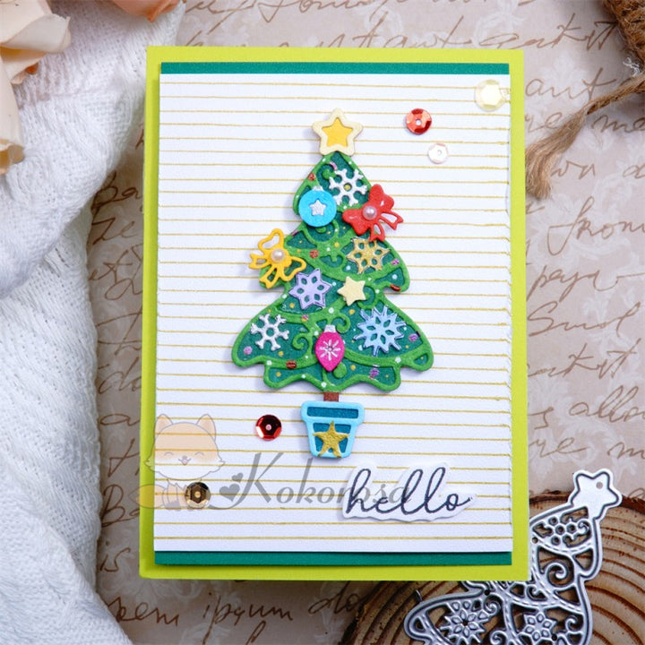Kokorosa Little Christmas Tree Cutting Dies