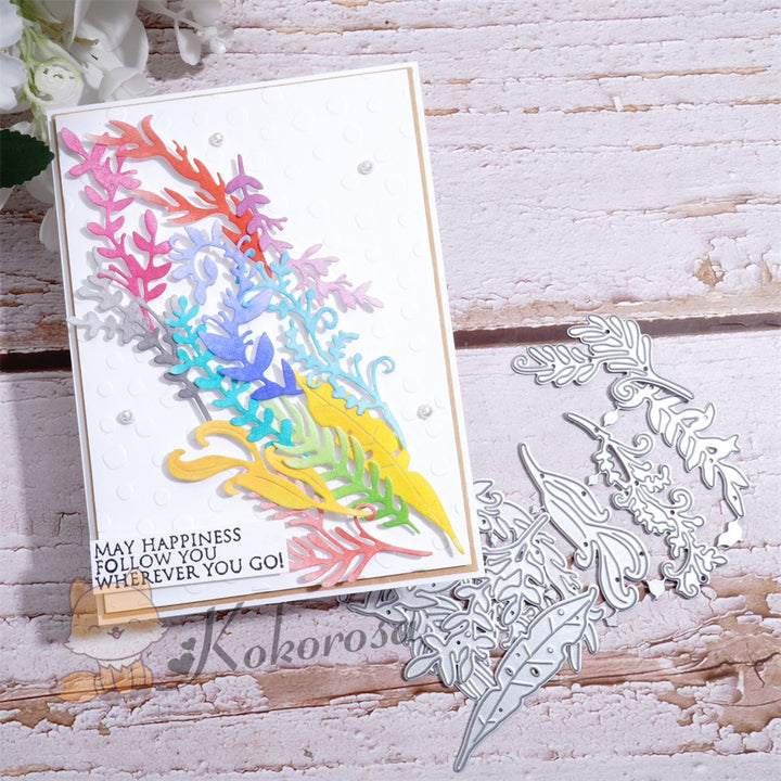 Kokorosa Metal Cutting Dies with 12pc Leaves