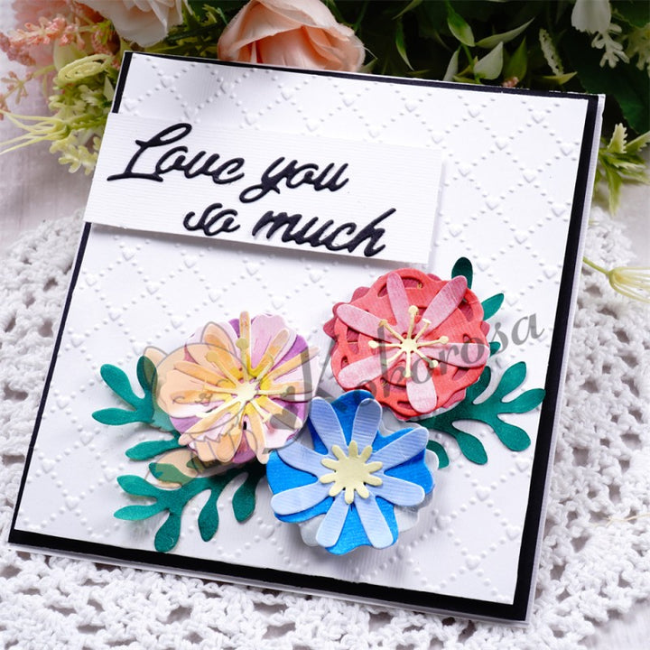 Kokorosa Metal Cutting Dies with 24Pcs Various Flowers