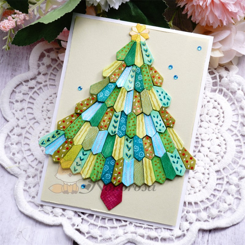Kokorosa Metal Cutting Dies with 2pc Christmas Tree