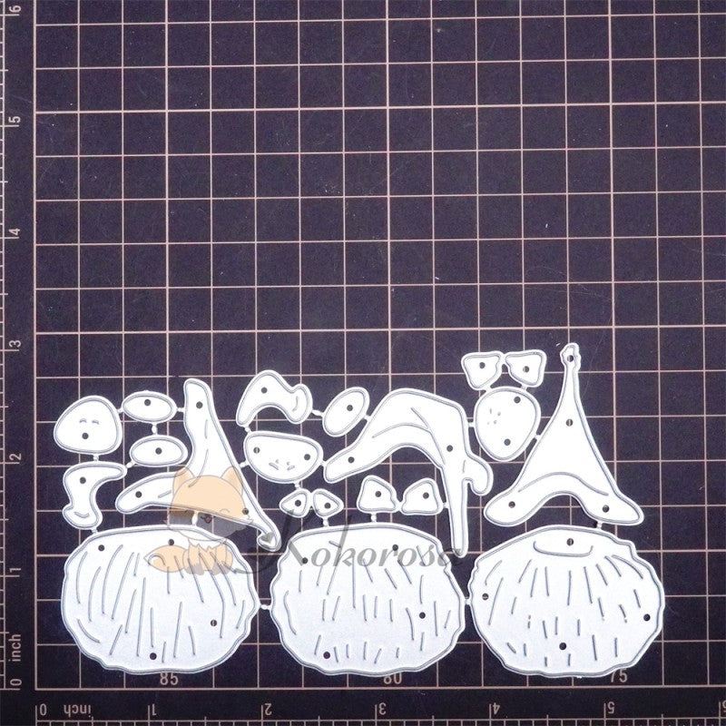 Kokorosa Metal Cutting Dies with 3 Bearded Dwarf