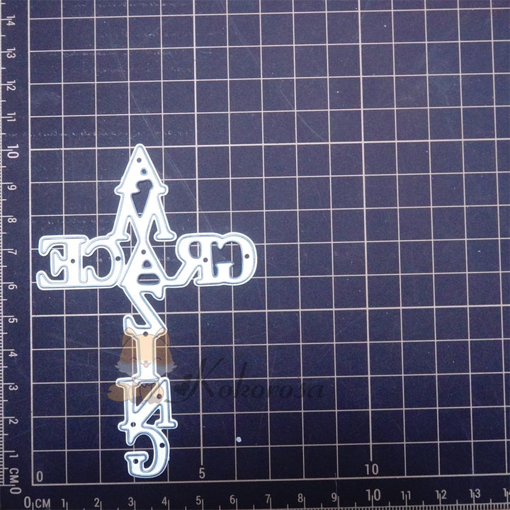 Kokorosa Metal Cutting Dies with "AMAZING GRACE" Word