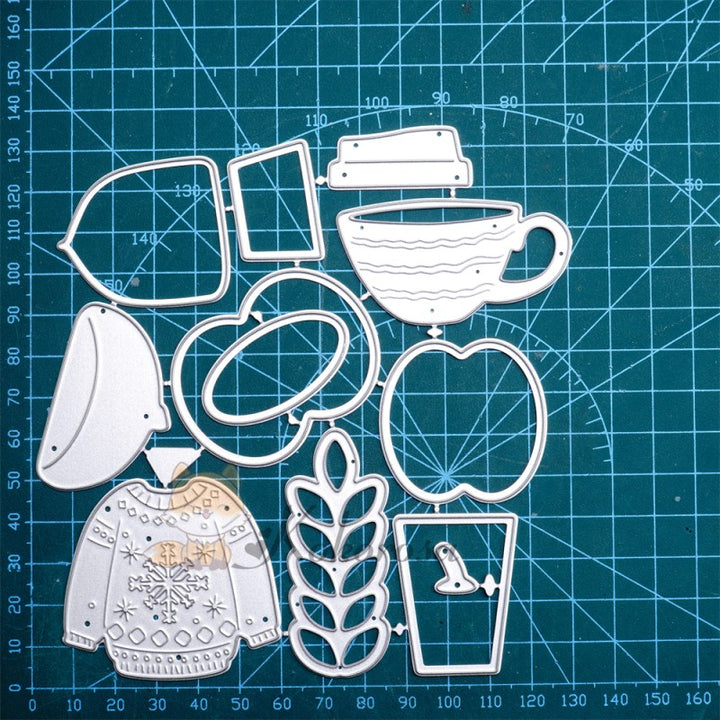 Kokorosa Metal Cutting Dies with Autumn Elements