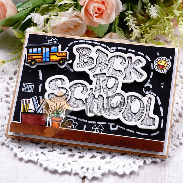 Kokorosa Metal Cutting Dies with "BACK TO SCHOOL" Word