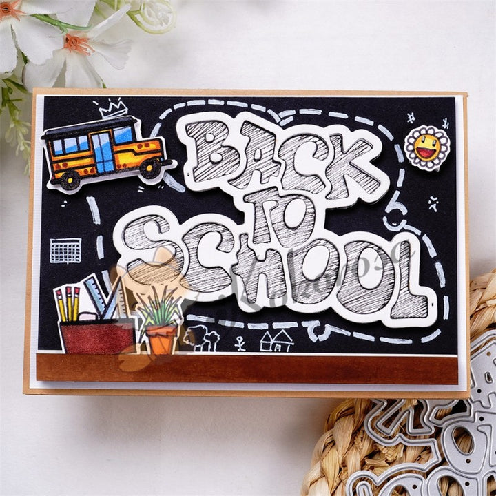 Kokorosa Metal Cutting Dies with "BACK TO SCHOOL" Word