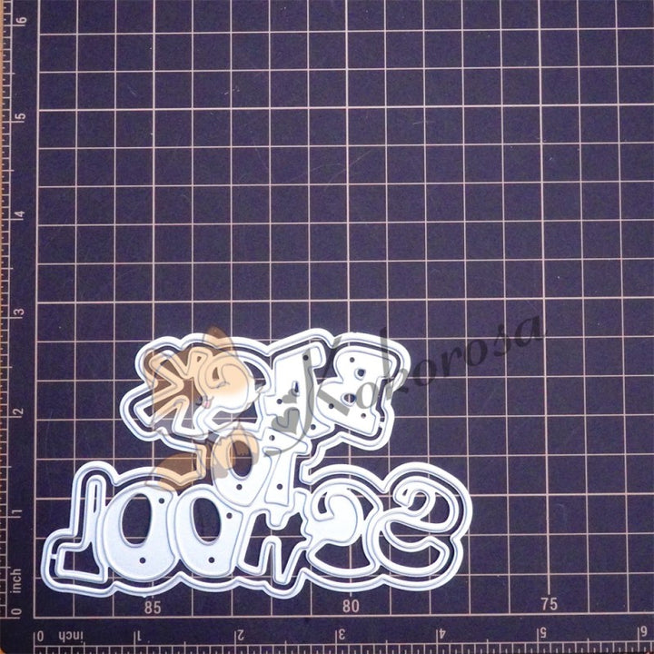 Kokorosa Metal Cutting Dies with "BACK TO SCHOOL" Word