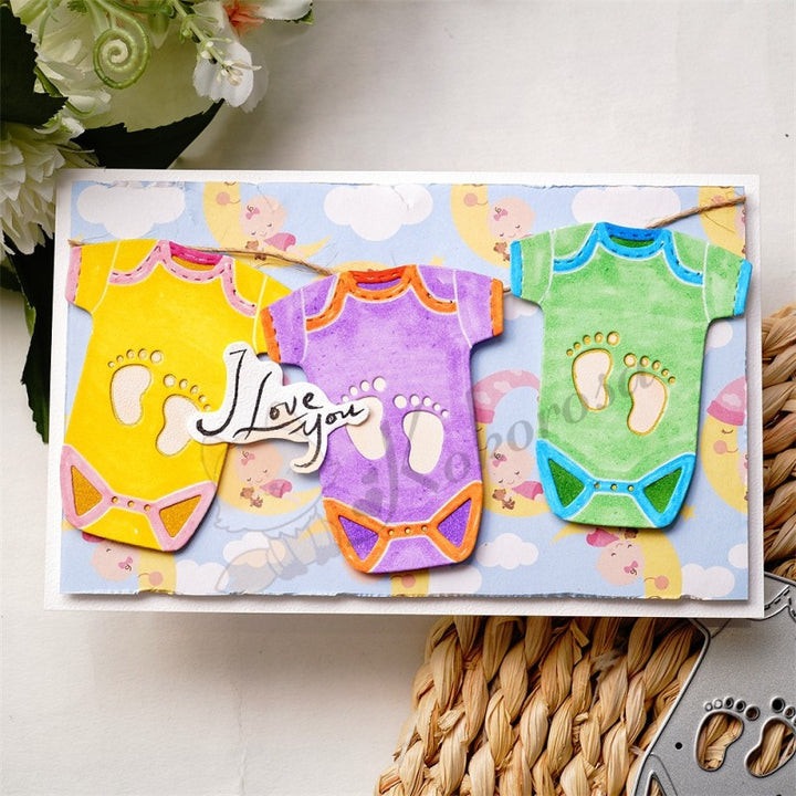 Kokorosa Metal Cutting Dies with Baby Clothes