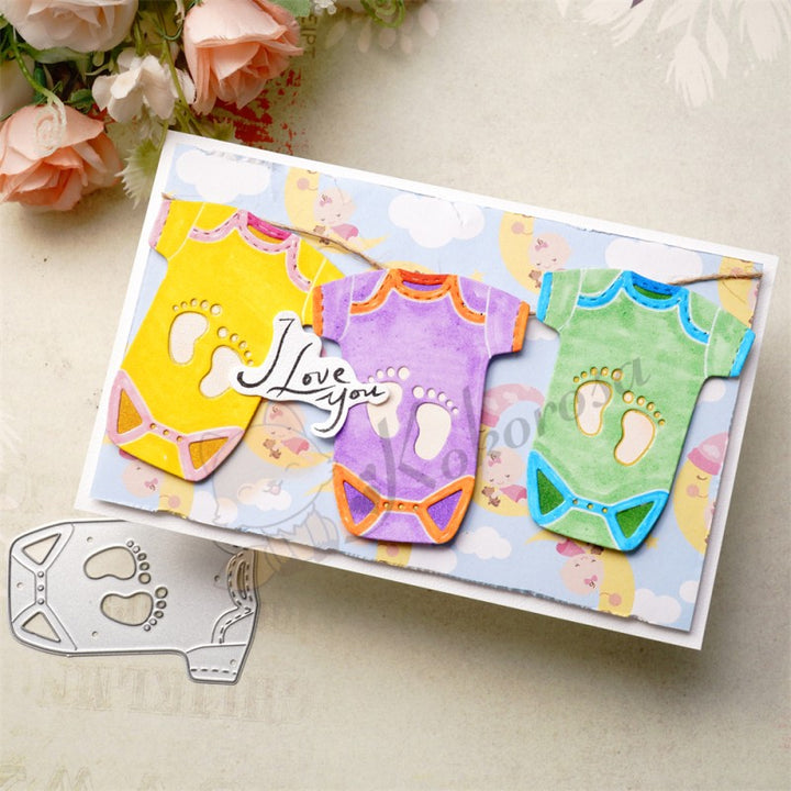 Kokorosa Metal Cutting Dies with Baby Clothes