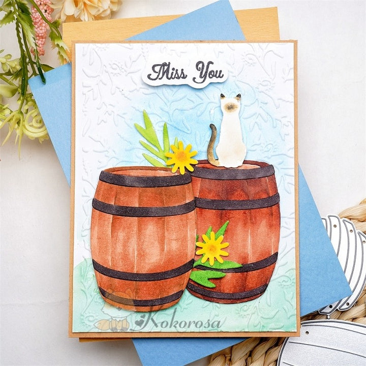 Kokorosa Metal Cutting Dies with Barrel & Cat