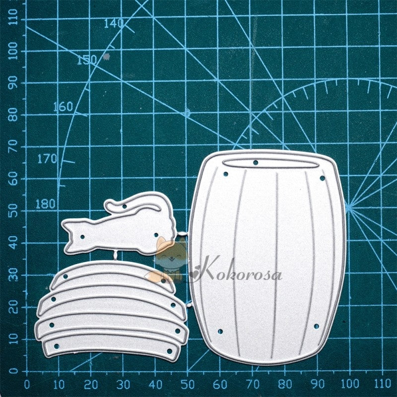Kokorosa Metal Cutting Dies with Barrel & Cat
