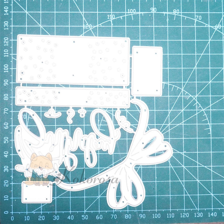 Kokorosa Metal Cutting Dies with Birthday Gift Box