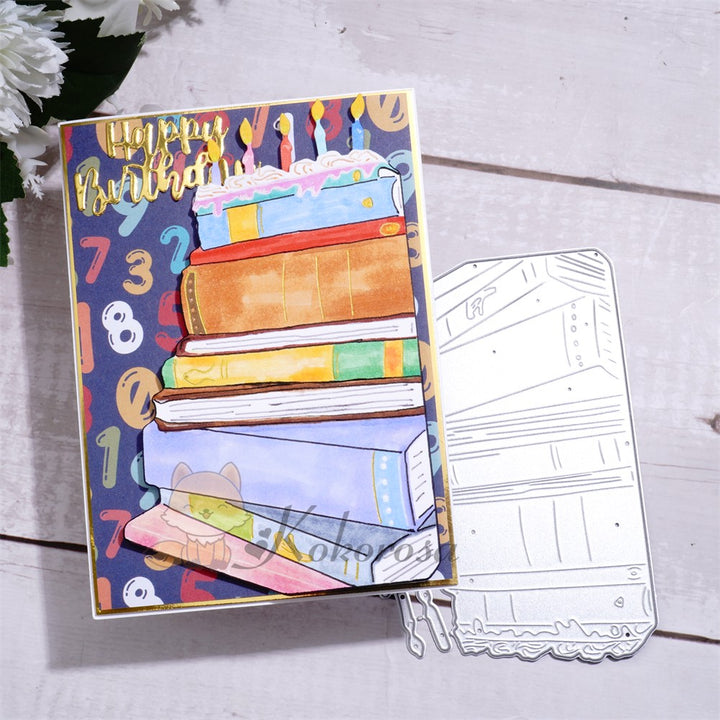 Kokorosa Metal Cutting Dies with Book Shaped Cake