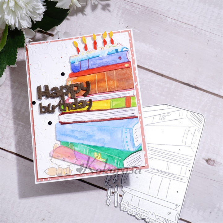 Kokorosa Metal Cutting Dies with Book Shaped Cake