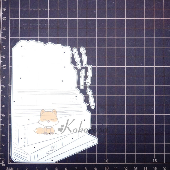 Kokorosa Metal Cutting Dies with Book Shaped Cake
