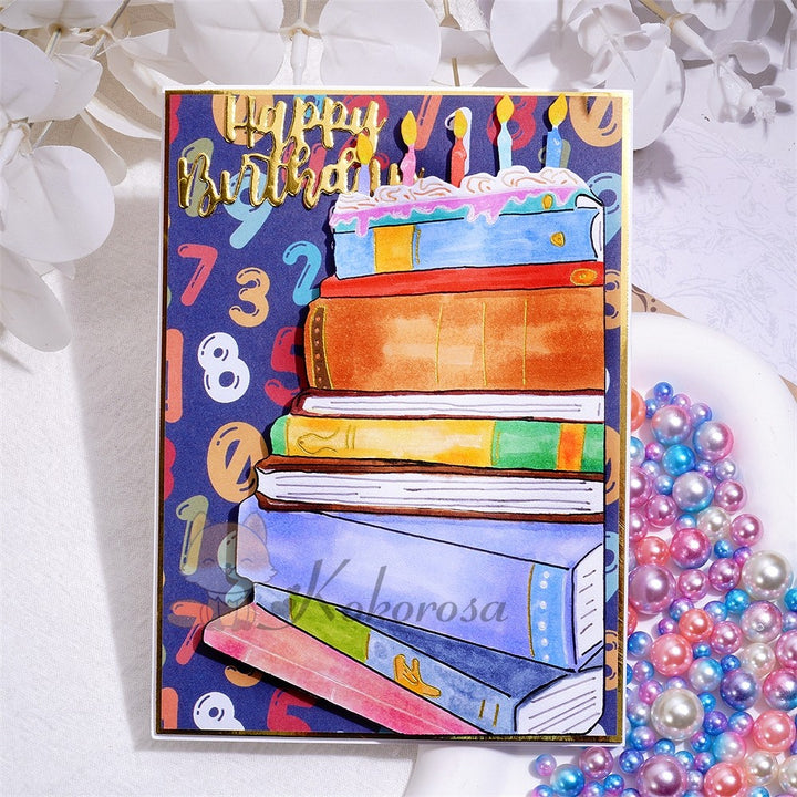 Kokorosa Metal Cutting Dies with Book Shaped Cake