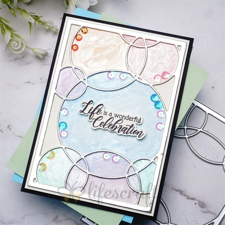 Kokorosa Metal Cutting Dies with Bubbles Background Board