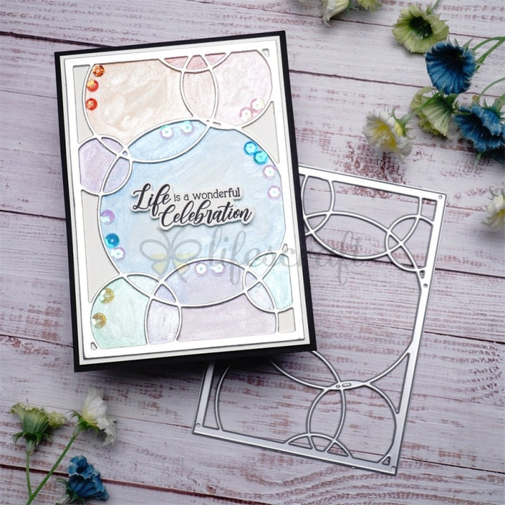 Kokorosa Metal Cutting Dies with Bubbles Background Board