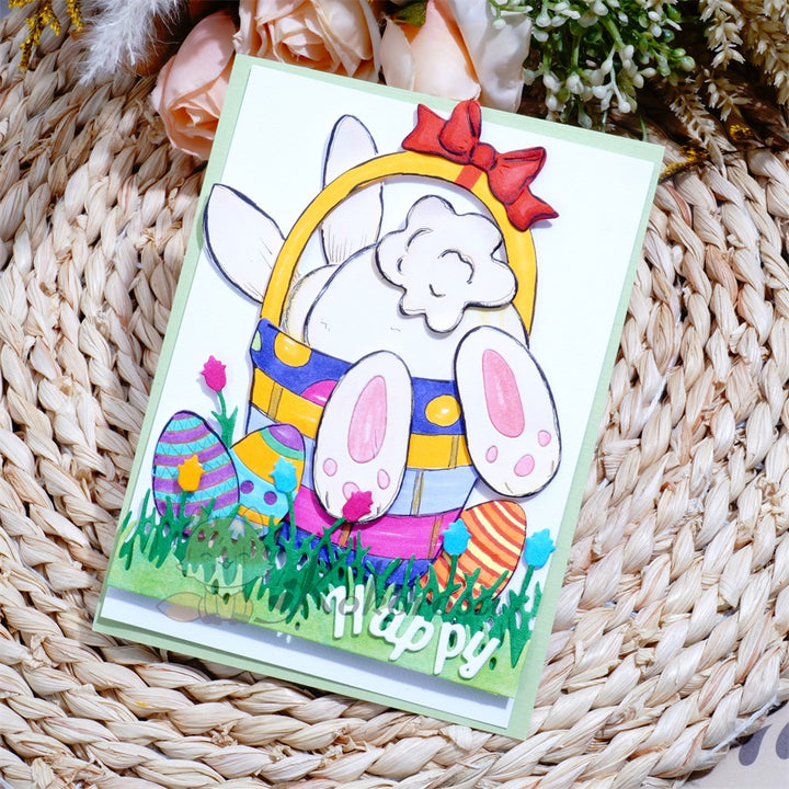 Kokorosa Metal Cutting Dies with Bunny in Basket