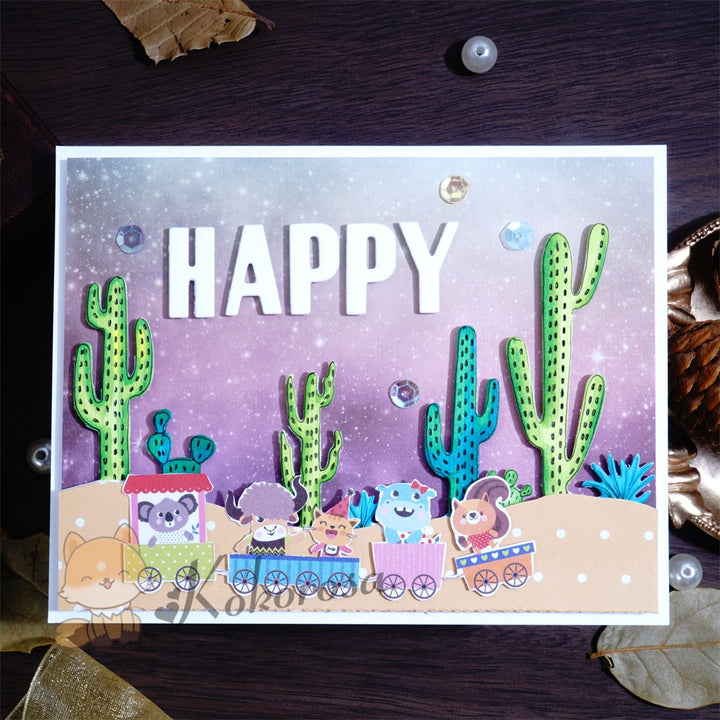 Kokorosa Metal Cutting Dies with Cactus