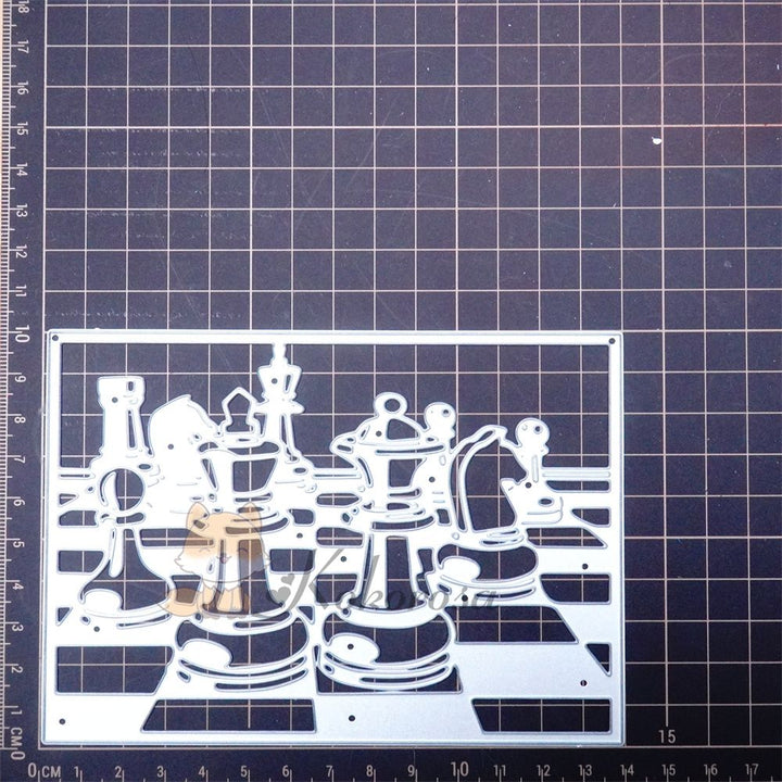 Kokorosa Metal Cutting Dies with Chess Background Board