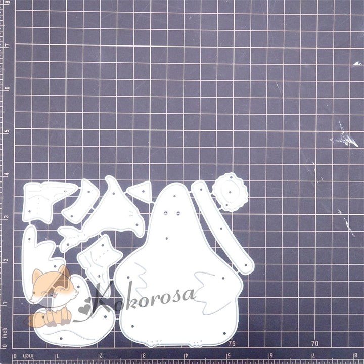 Kokorosa Metal Cutting Dies with Chicken Wearing Hat