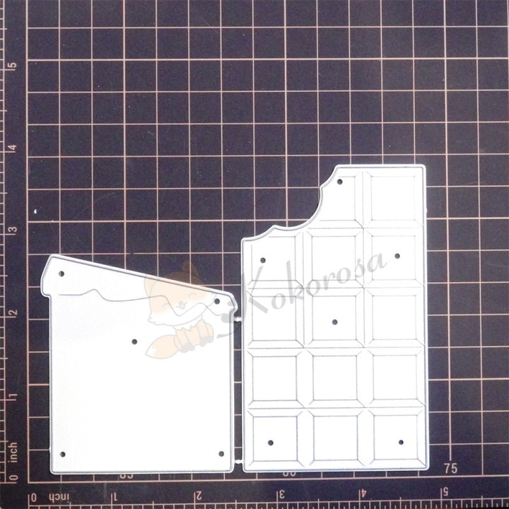 Kokorosa Metal Cutting Dies with Chocolate Bar