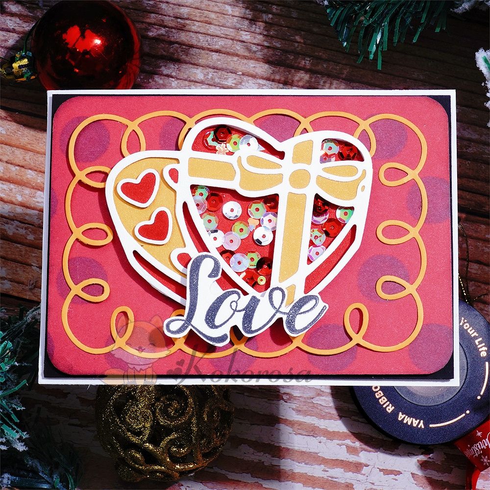 Kokorosa Metal Cutting Dies with Chocolate Gift Box