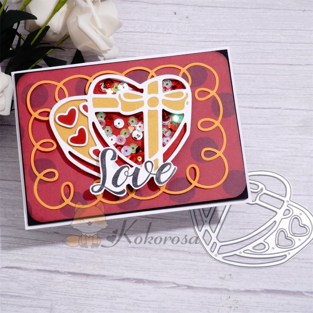 Kokorosa Metal Cutting Dies with Chocolate Gift Box