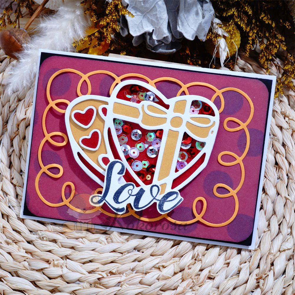 Kokorosa Metal Cutting Dies with Chocolate Gift Box