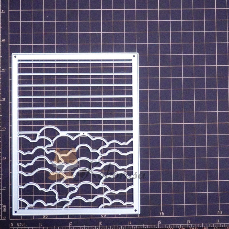 Kokorosa Metal Cutting Dies with Clouds & Sky Background Board