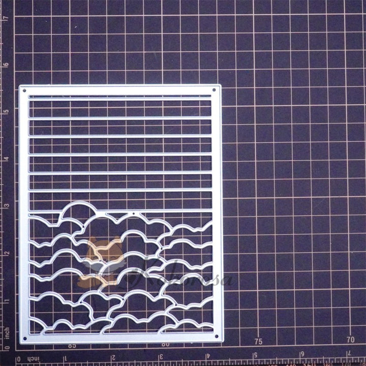 Kokorosa Metal Cutting Dies with Clouds & Sky Background Board