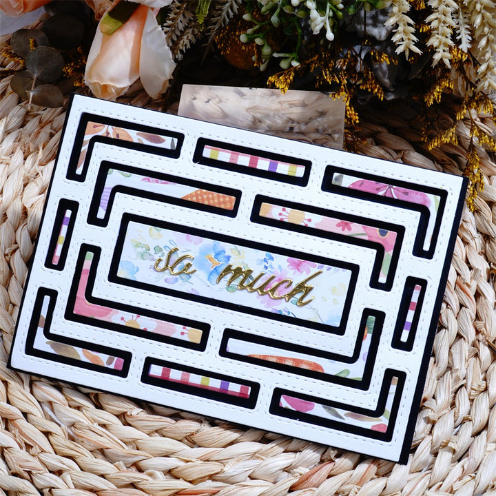 Kokorosa Metal Cutting Dies with Collage Background Board