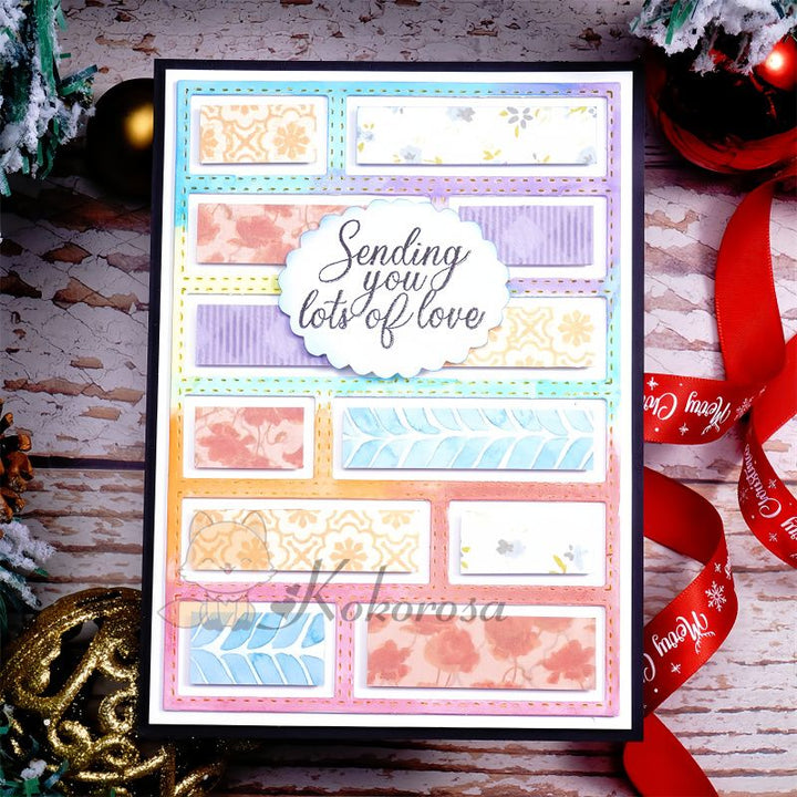 Kokorosa Metal Cutting Dies with Columns Background Board