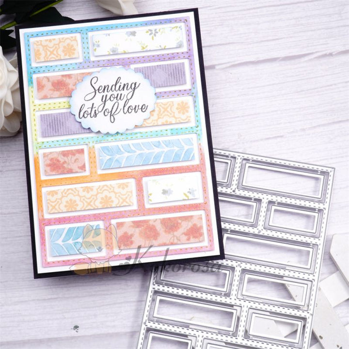 Kokorosa Metal Cutting Dies with Columns Background Board