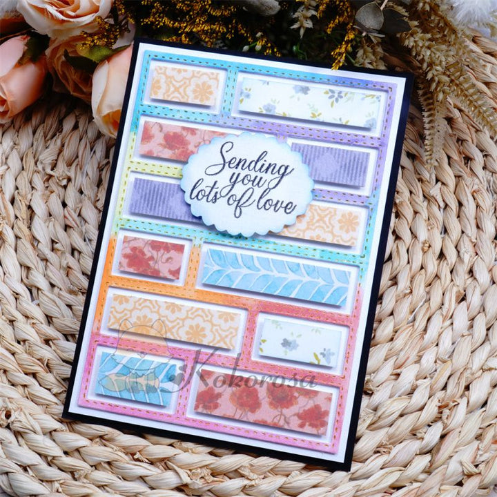 Kokorosa Metal Cutting Dies with Columns Background Board