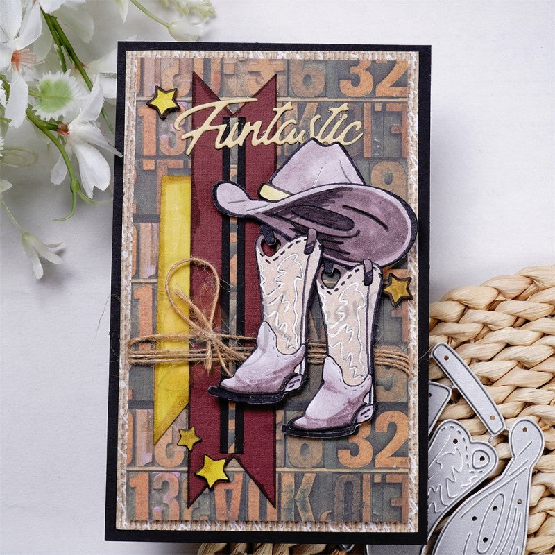 Kokorosa Metal Cutting Dies with Cowboy Boots
